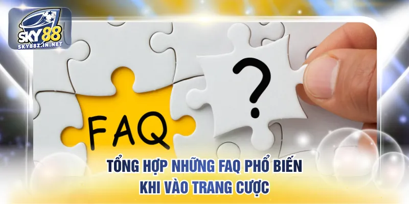 Tổng hợp những FAQ phổ biến khi vào trang cược